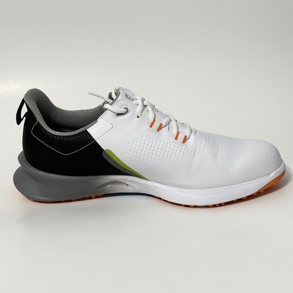 FootJoy Fuel Strato Lite Men's Spikeless Golf Shoes White 55443 Size 11.5 W - Picture 12 of 16